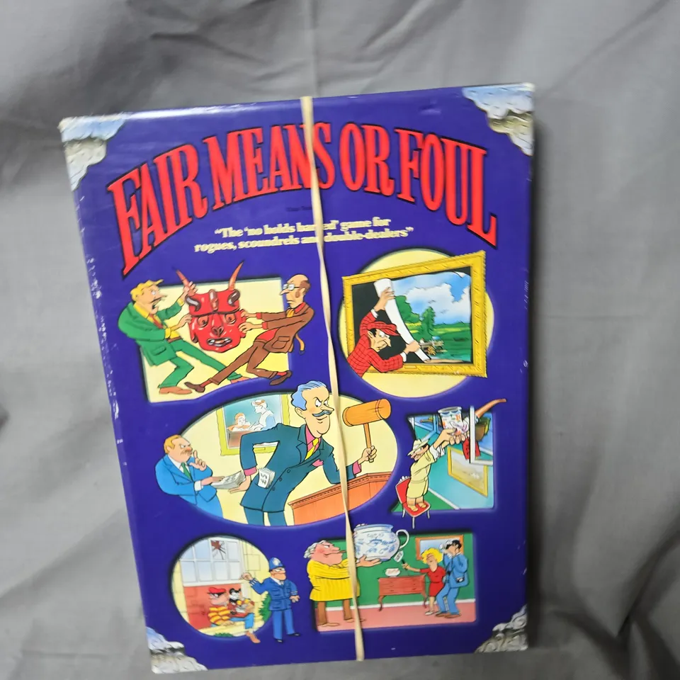 FAIR MEANS OR FOUL – ILLUSTRATED BOXED GAME