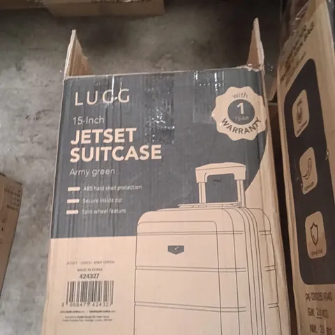  BOXED LUGG TRAVEL SUITCASE