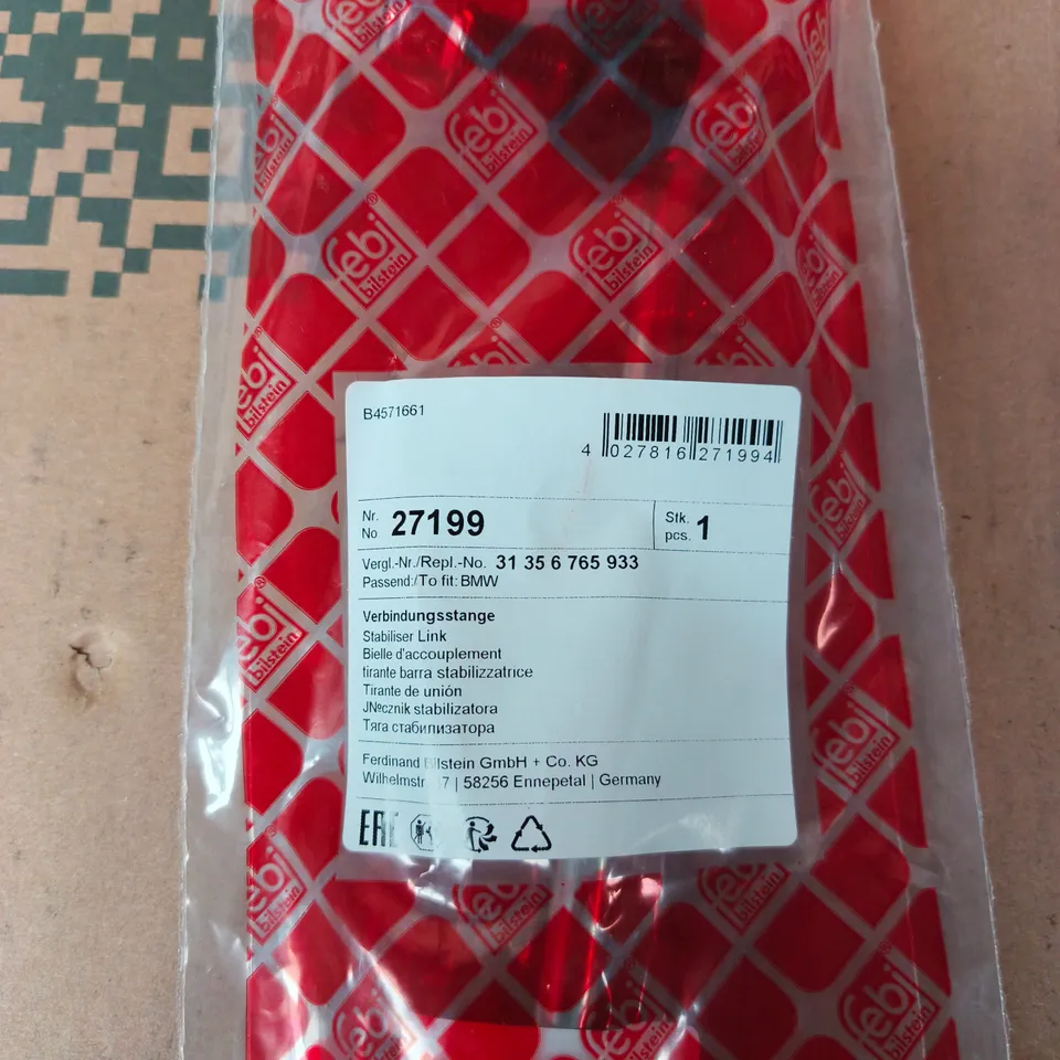 BMW STABILISER LINK – FEBI BILSTEIN, PART NO. 27199