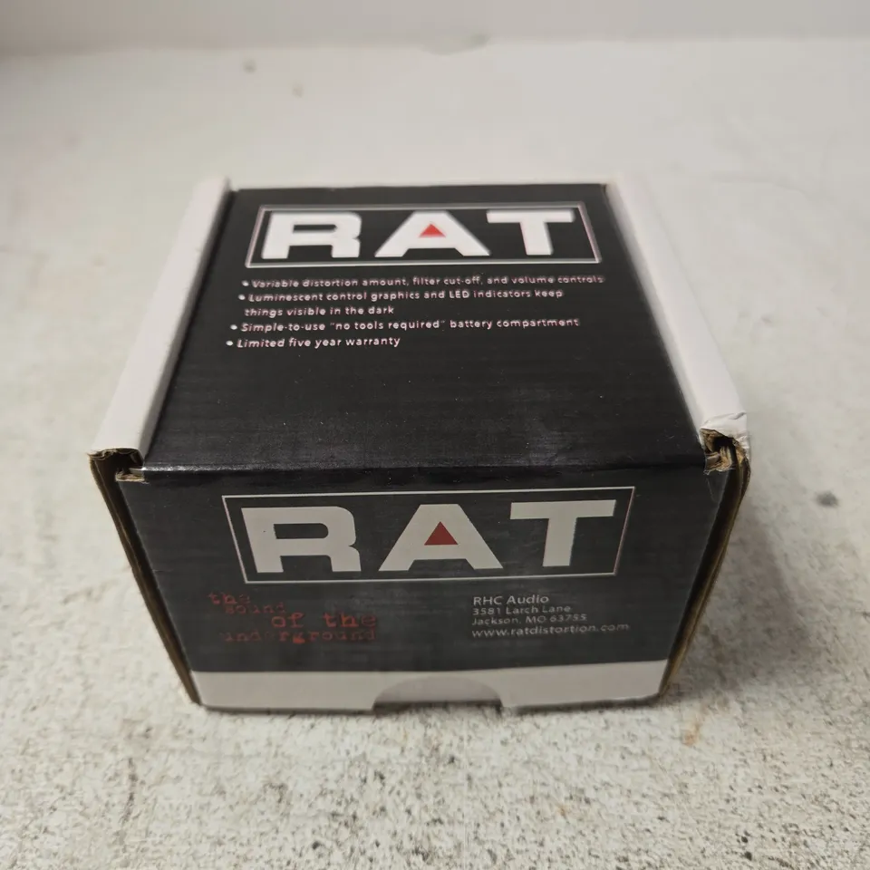 BOXED RAT DISTORTION PEDAL