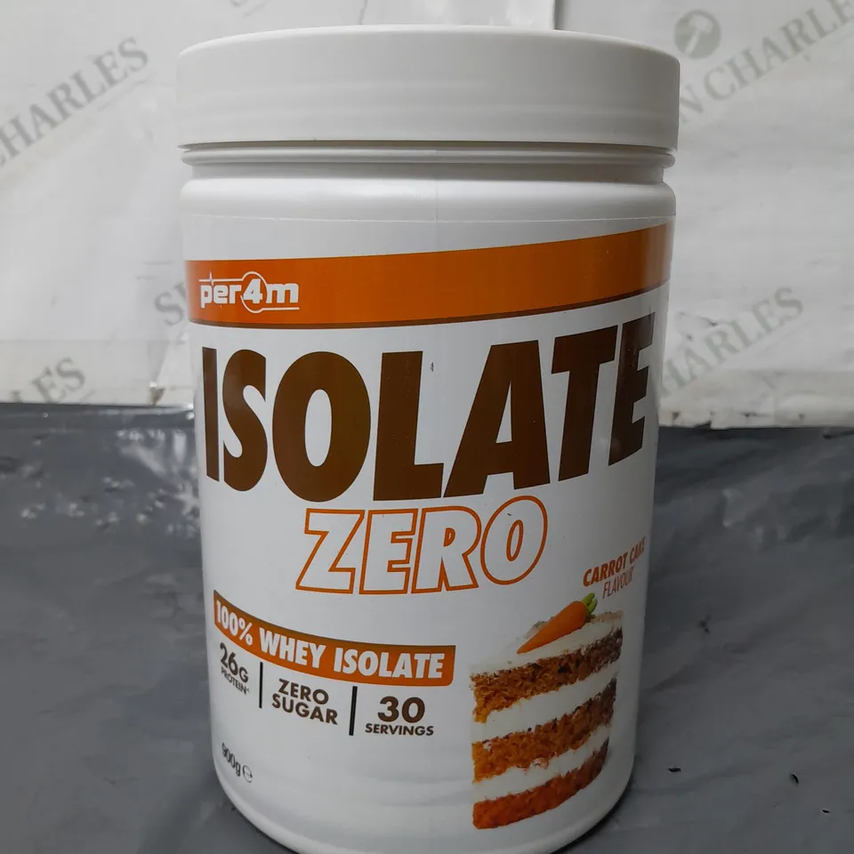 PER4M 900G ISOLATE ZERO  WHEY ISOLATE - CARROT CAKE