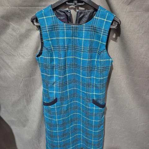 Hobbs Amaris Dress – Green Multi, UK 8 (US 4)