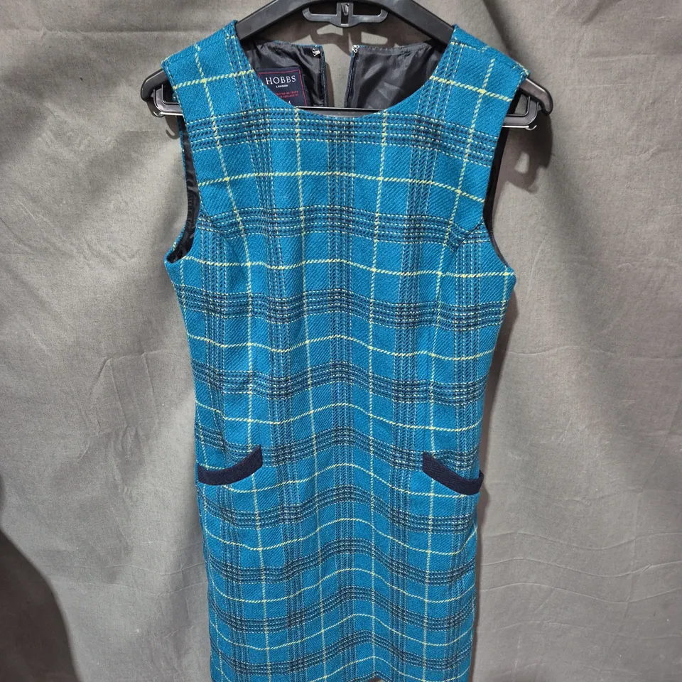 Hobbs Amaris Dress – Green Multi, UK 8 (US 4)