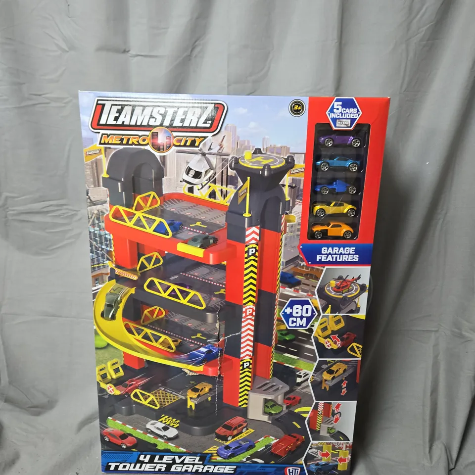 TEAMSTERZ 4 LEVEL TOWER GARAGE RRP £39.99