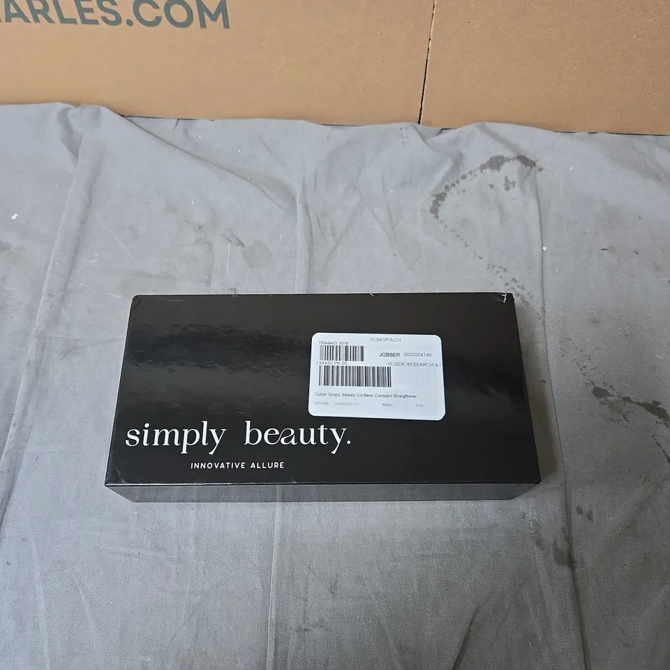 SIMPLY BEAUTY CORDLESS COMPACT HAIR STRAIGHTENER – PINK