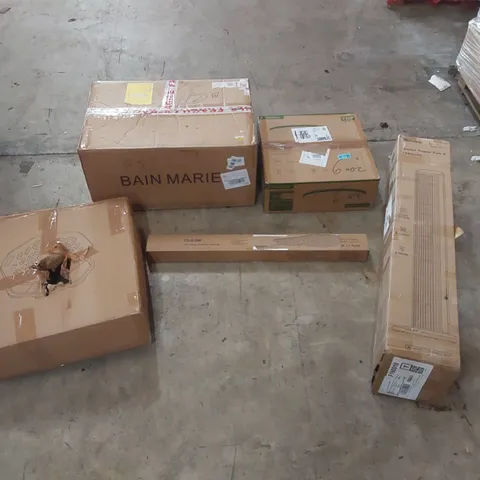 PALLET OF ASSORTED ITEMS INCLUDING: GOVEELIFE SMART TOWER FAN, FAN LAMP, BAIN MARIE, LED UNDER CABINET LIGHTING ECT