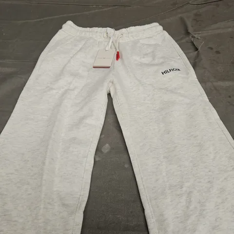 TOMMY HILIGER LIGHT GREY TRACK PANTS - KIDS SIZE 8
