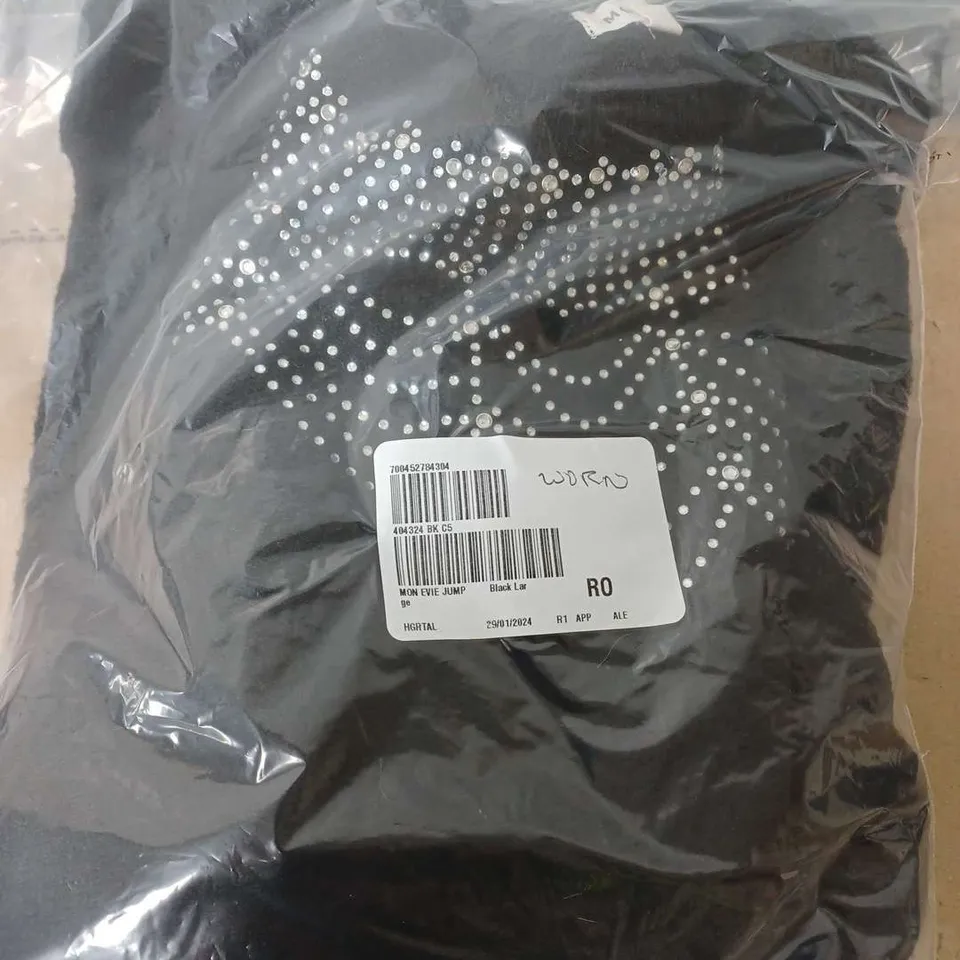 MONSOON JUMPER IN BLACK W. JEWEL EFFECT SIZE LARGE