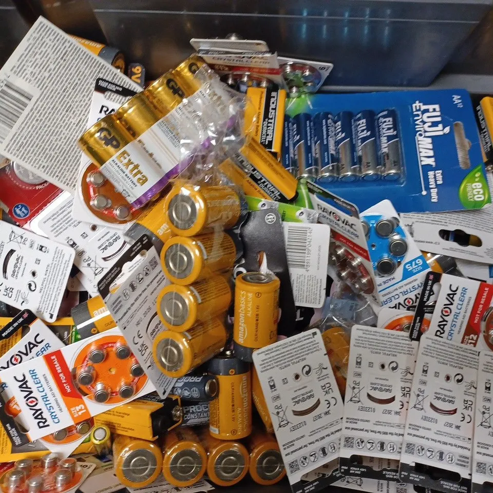 BOX OF APPROX 20 ASSORTED BATTERIES