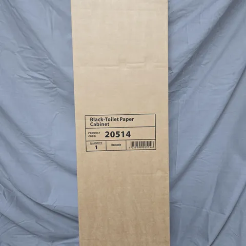 TAYLOR & BROWN BLACK TOILET PAPER CABINET 