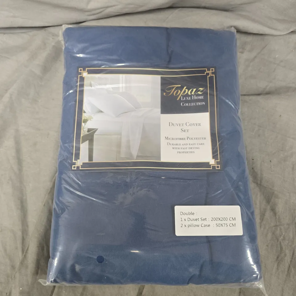 7 X TOPAZ LUXE HOME COLLECTION DUVET SET COVERS - DOUBLE