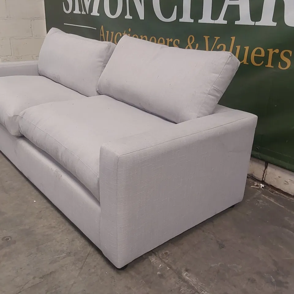 QUALITY DESIGNER 4 SEATER FABRIC UPHOLSTERED SOFA BED