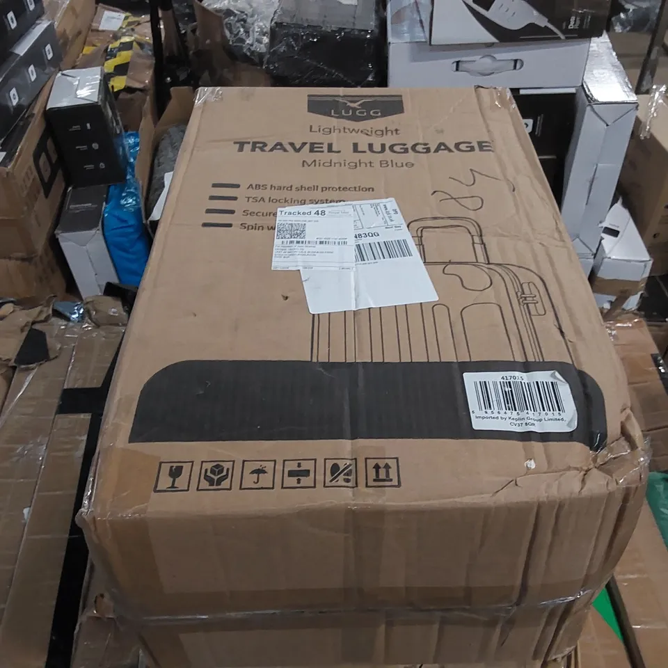 BOXED LUGG LIGHTWEIGHT TRAVEL SUITCASE 