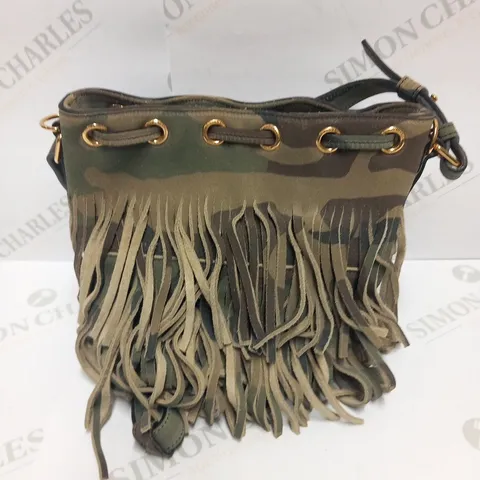 YVES SAINT LAURENT CAMOUFLAGE SHOULDER BAG