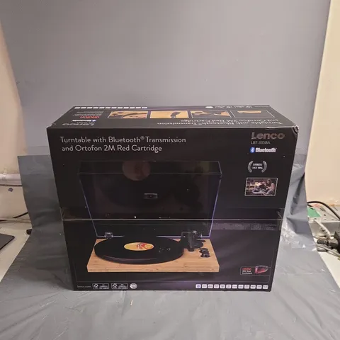 BOXED LENCO TURNTABLE WITH BLUETOOTH - LBT-335BA