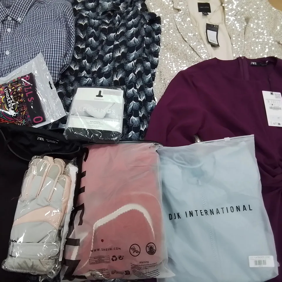 LARGE QUANTITY OF ASSORTED CLOTHING ITEMS TO INCLUDE PER UNA, NEW LOOK AND SHEIN