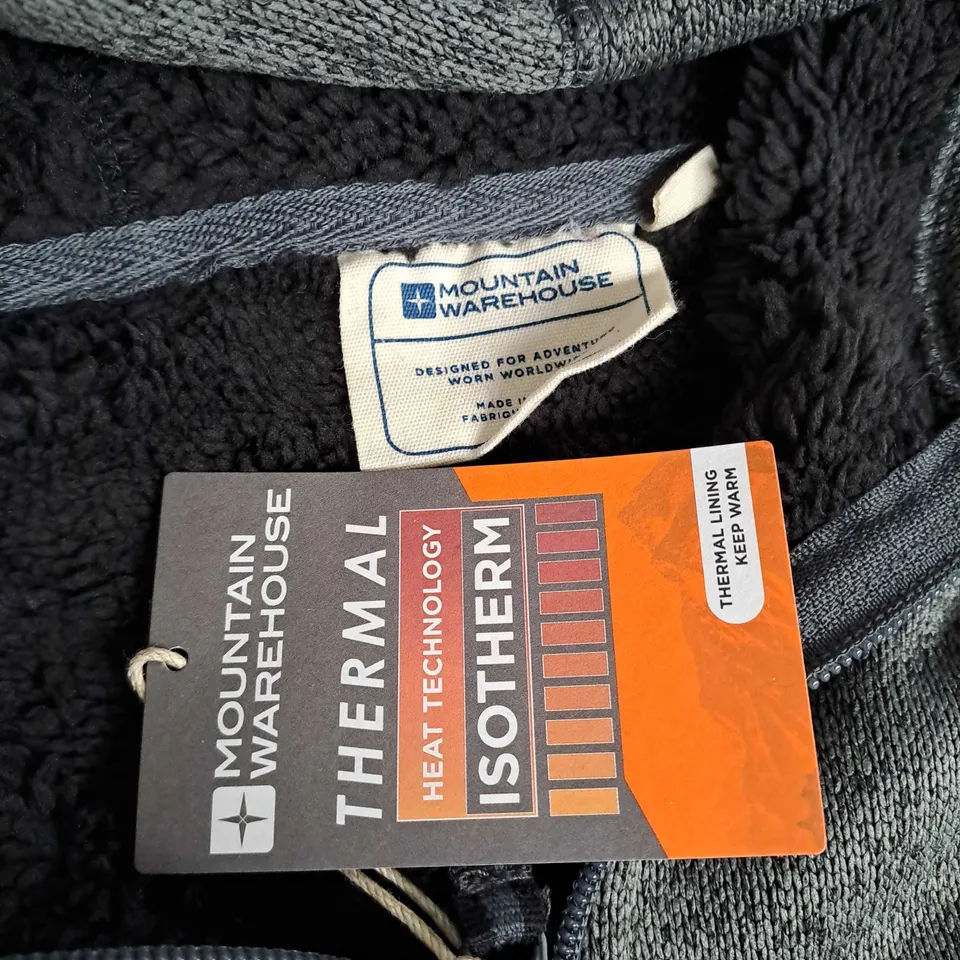 MOUNTAIN WAREHOUSE THERMAL ISOTHERM HOODIE IN GREY - MEDIUM