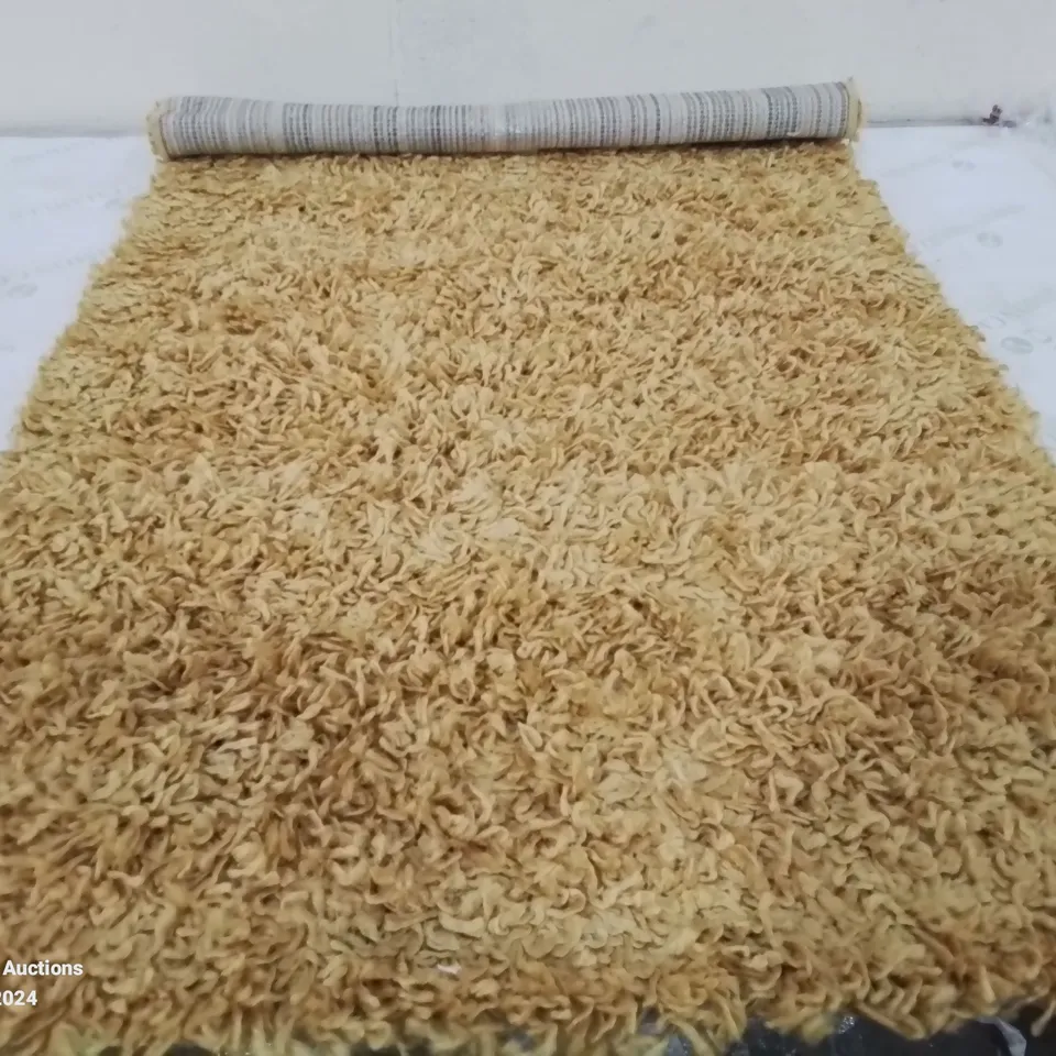 BRAND NEW PACO HOME 450 TRIP 70X140CM YELLOW RUG