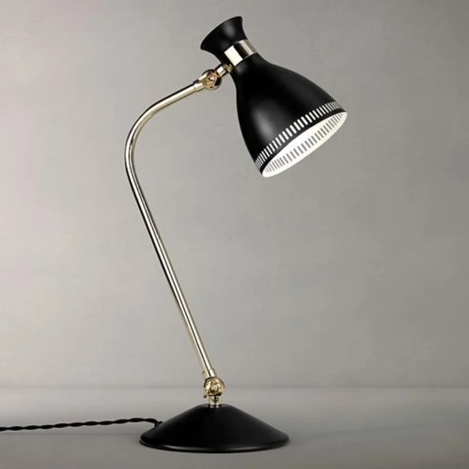 JOHN LEWIS VESPER TASK LAMP, PAINTED BASE, BRASS FINISH