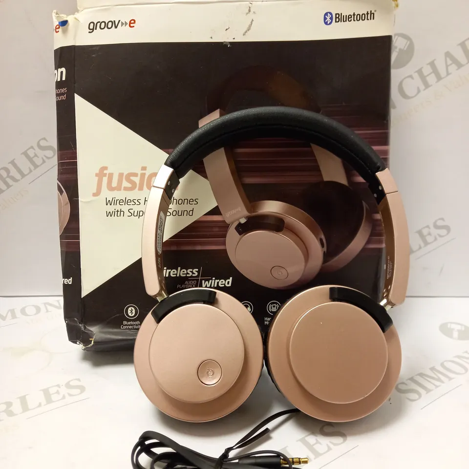 GROOV-E FUSION WIRELESS BLUETOOTH HEADPHONES