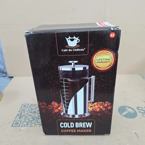 CAFÉ DU CHÂTEAU COLD BREW COFFEE MAKER – BOXED