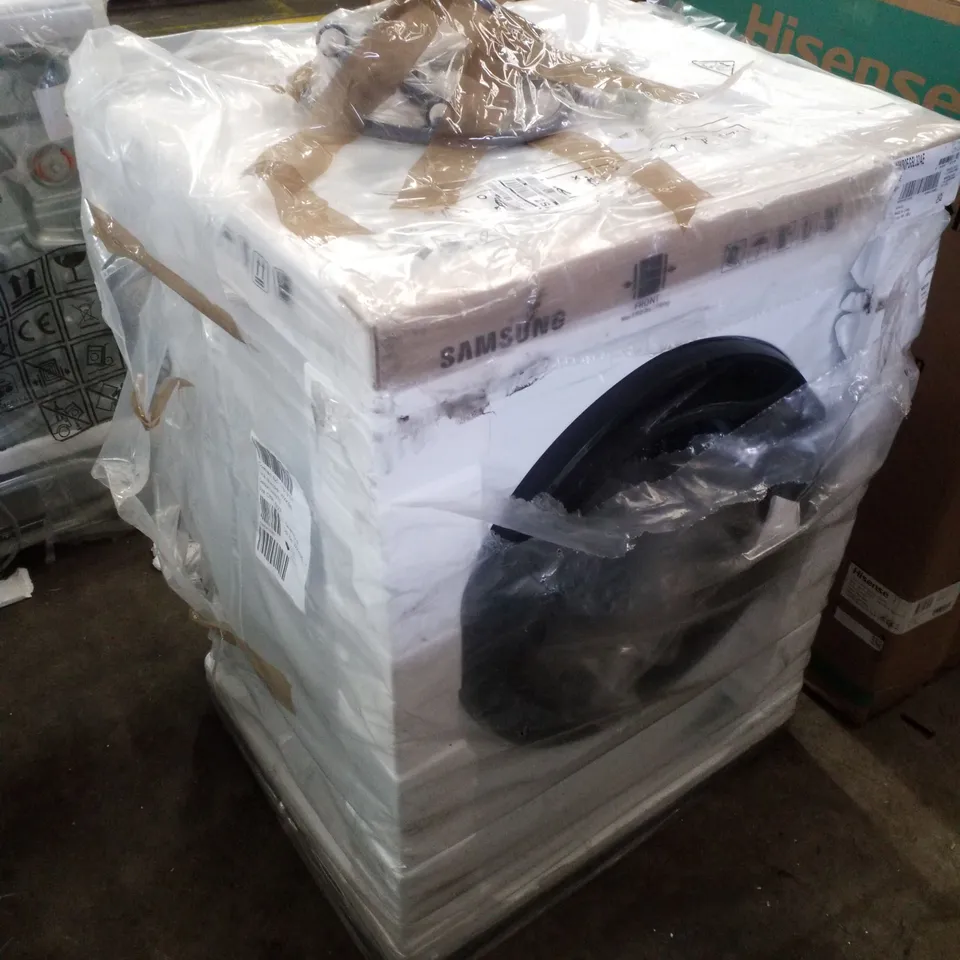 SAMSUNG SERIES 5 AI ENERGY WW80FG5L32AEEU 8KG LOAD, 1200RPM SPIN ECOBUBBLE WASHING MACHINE WITH SMARTTHINGS - WHITE