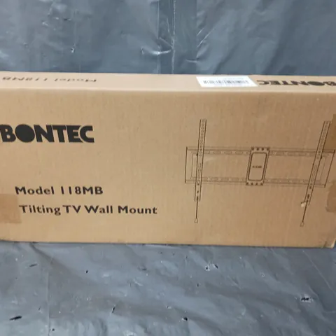 BOXED BONTEC 118MB TILTING TV WALL MOUNT 