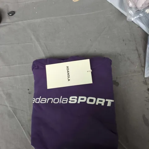ADANOLA SPORT OVERSIZED HOODIE – DARK PLUM – SIZE M