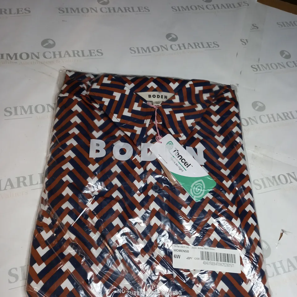 BODEN JESSIE JERSEY SHIRT DRESS 