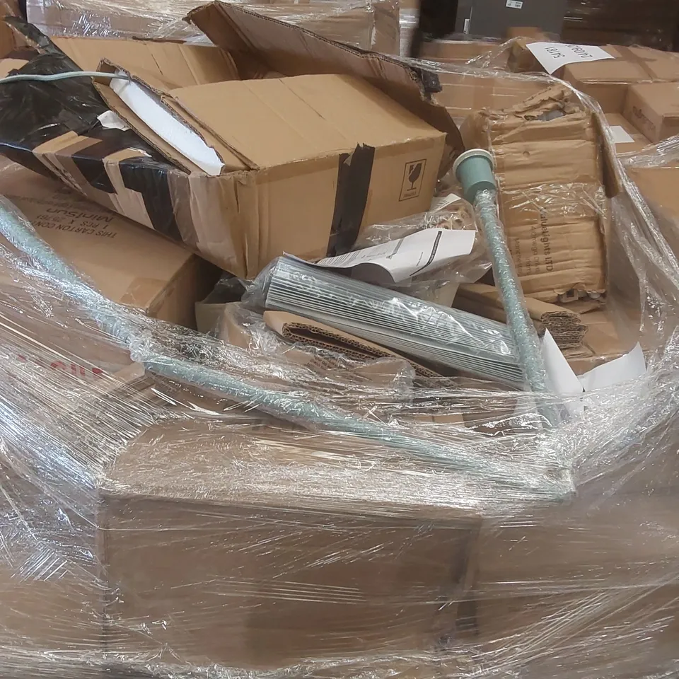 PALLET CONTAINING A VERY LARGE QUANTITY OF ASSORTED DESIGNER LIGHTING PRODUCTS