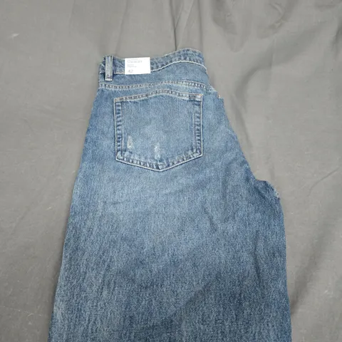 MNG STRAIGHT LEG DENIM JEANS SIZE 14