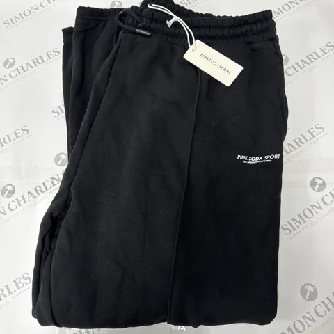 PINK SODA SPORT OVERSIZED JOGGERS IN BLACK SIZE 26
