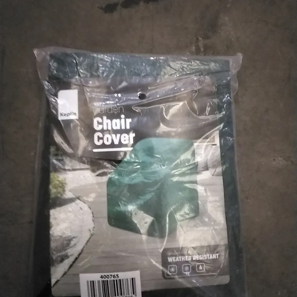 BAGGED KEPLIN WEATHER PROTECTED GARDEN CHAIR COVER 