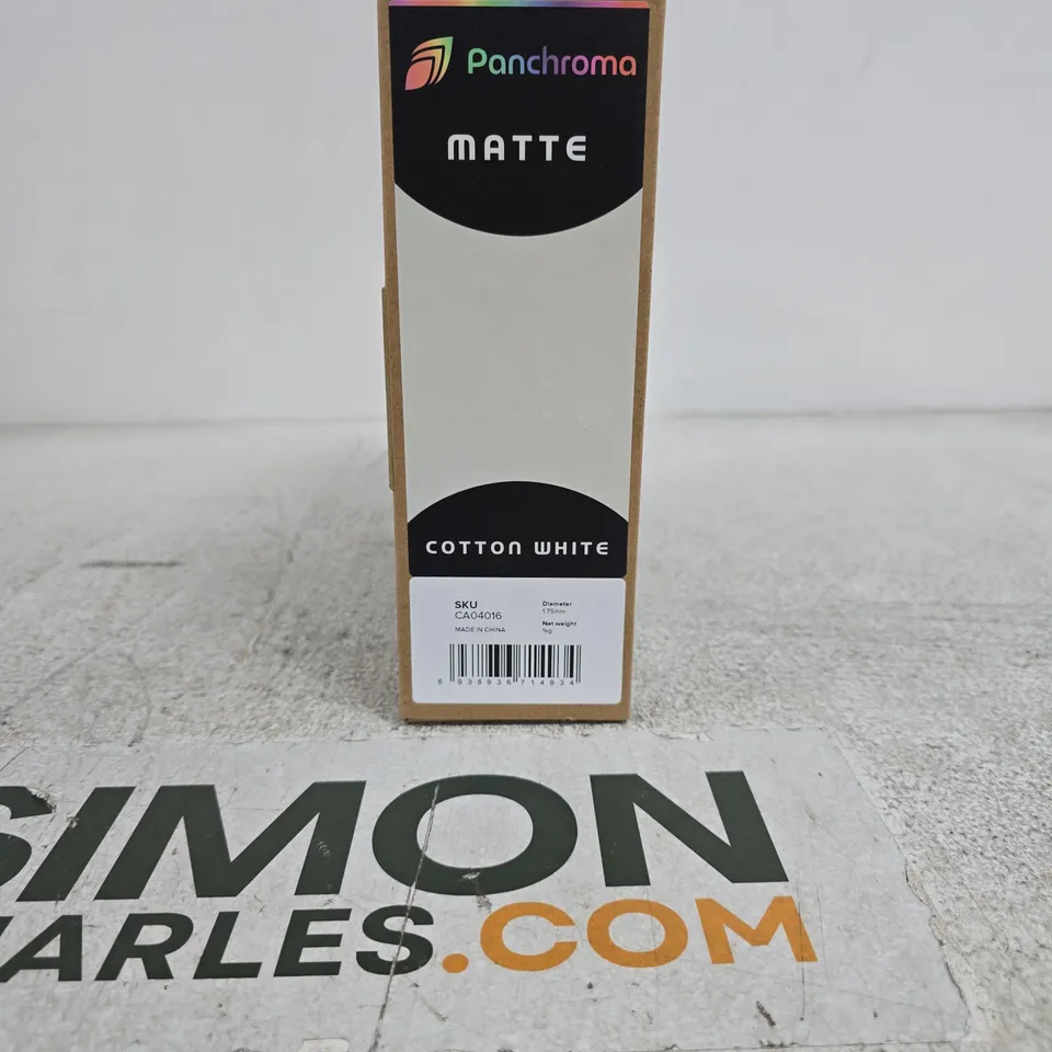 POLYMAKER PANCHROMA 3D PRINTING FILAMENT COTTON WHITE