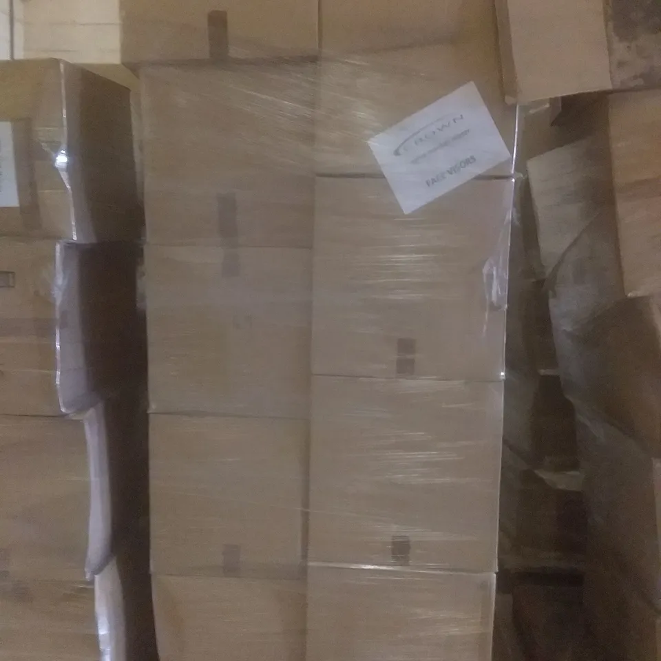 PALLET OF APPROXIMATELY 850 FACE MASK VISORS