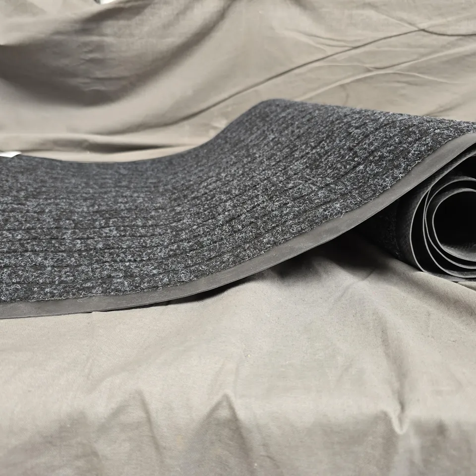 RUG / CARPET RUNNER, GREY TEXTURED, 60 X 180 CM (BB 1030)