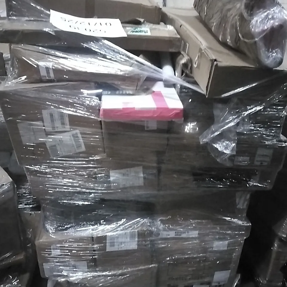 PALLET TO CONTAIN HOUSEHOLD FLAT-PACKED FURNITURE AND HOMEWERE TO INCLUDE; 5 ZONES CERAMIC HOB, BLENDER AND PRESSURE COOKER ETC...