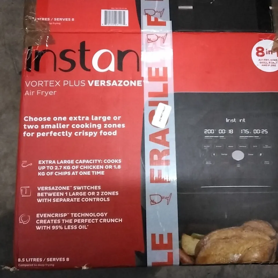 INSTANT VORTEX PLUS VERSAZONE AIR FRYER 8.5L