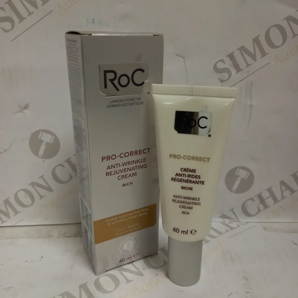 ROC PRO-CORRECT ANTI-WRINKLE REJUVENATING CREAM RICH 40ML 