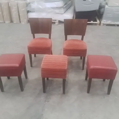 ASSORTMENT OF PUB RESTAURANT DINING CHAIRS AND STOOLS