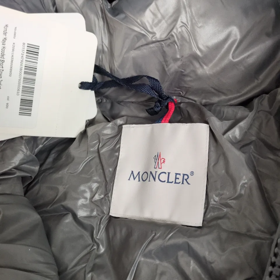 MONCLER MAYA HOODED SHORT DOWN JACKET – XL