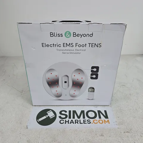 BOXED BLISS & BEYOND ELECTRIC EMS FOOT TENS NERVE STIMULATOR