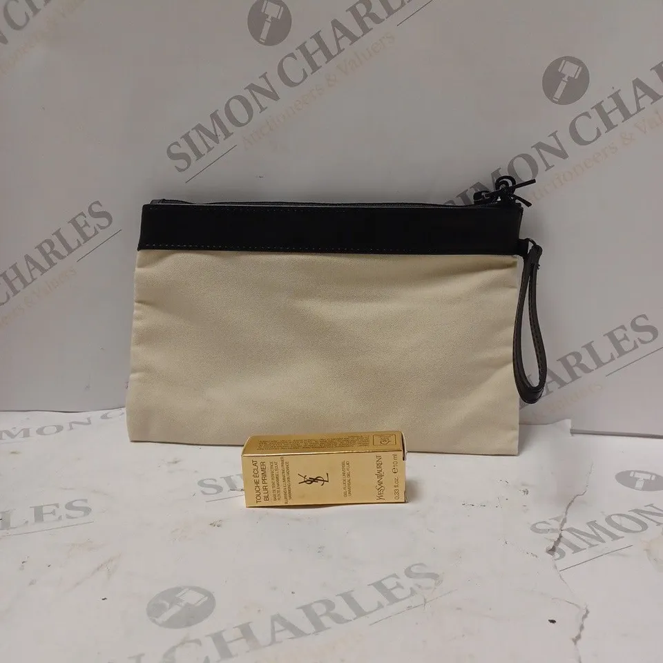 YVES SAINT LAURENT POUCH AND MINI BLUR PRIMER 10ML