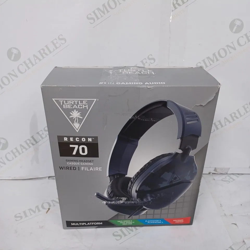 TURTLE BEACH RECON 70 MULTIPLATFORM WIRED GAMING HEADSET 