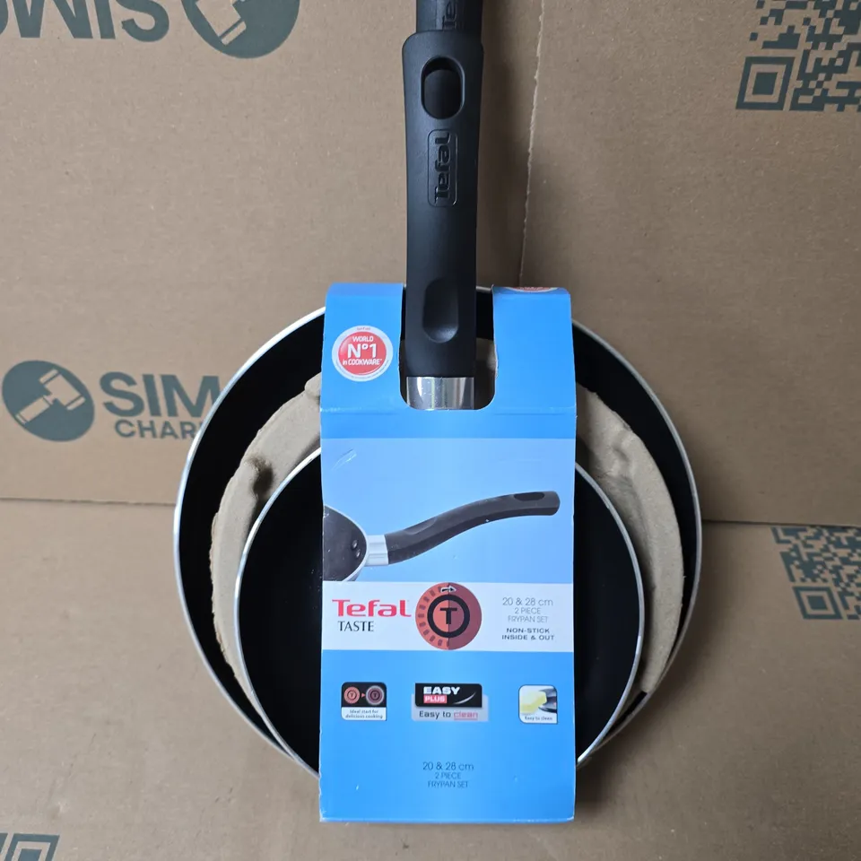 TEFAL 20CM & 28CM NON-STICK FRY PAN SET (2-PIECE)