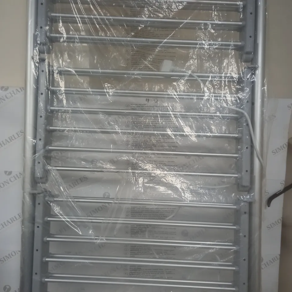 OUTLET ORGANISED OPTIONS 3 TIER HEATED AIRER WITH 21M DRYING SPACE - COLLECTION ONLY