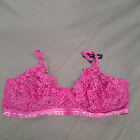 LOUNGE BALCONY BRA IN RASPBERRY PINK SIZE 36FF