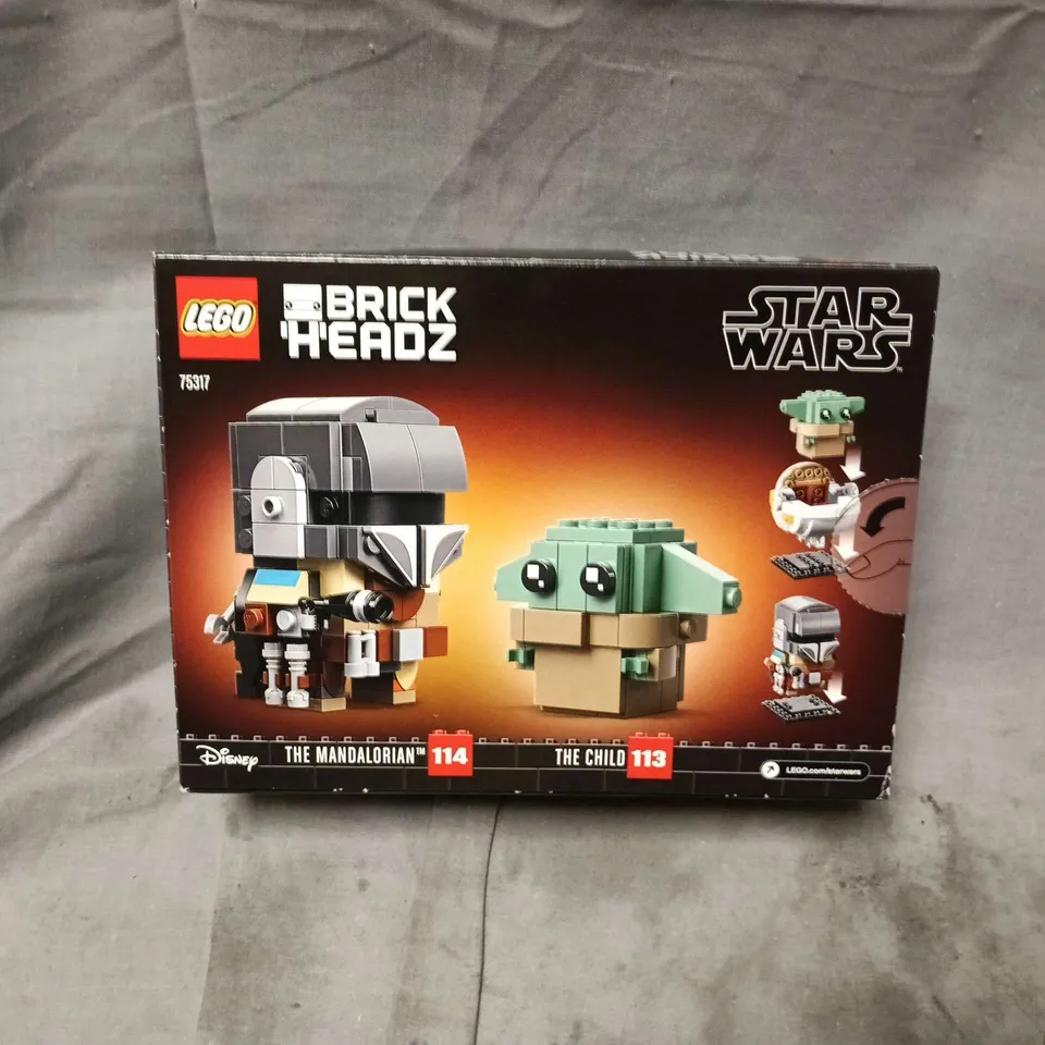 LEGO BRICKHEADZ 75317 THE MANDALORIAN & THE CHILD – BOXED