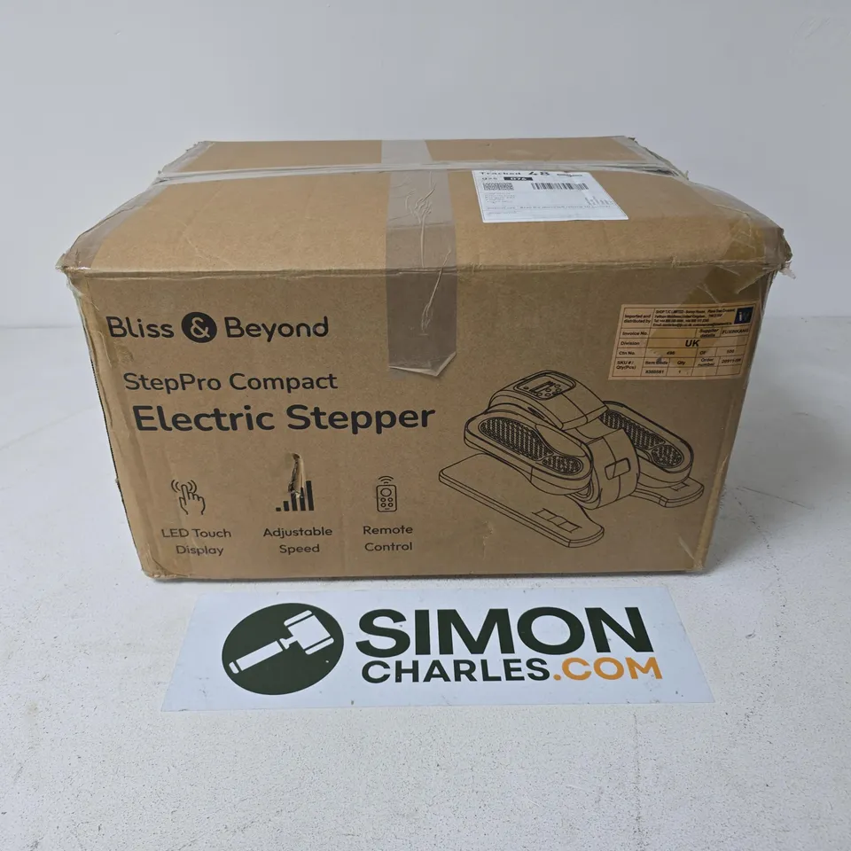 BOXED BLISS & BEYOND STEPPRO ELECTRIC STEPPER