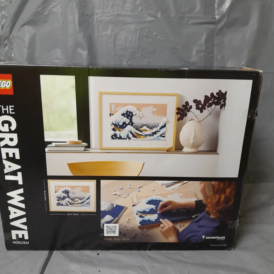 BOXED LEGO ART HOKUSAI - THE GREAT WAVE  RRP £89.99